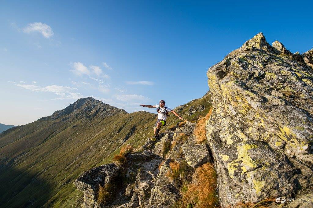 Participants in the Ultra Grania Tatr race conquer the difficult mountain route.