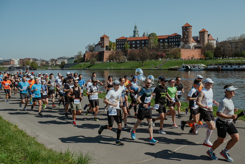 Cracovia Marathon route.